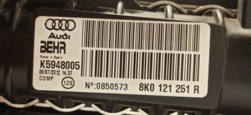 AUDI A5 8T VENTILÁTOR CHLADIČE 2.0B 8K0959501G 8K0121251R