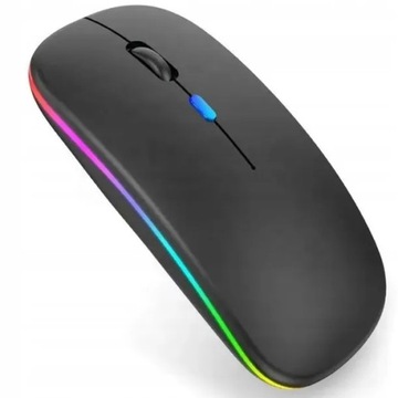 ТИХАЯ, БЕСПРОВОДНАЯ, БЕСПРОВОДНАЯ МЫШЬ С ПОДСВЕТКОЙ ДЛЯ НОУТБУКА