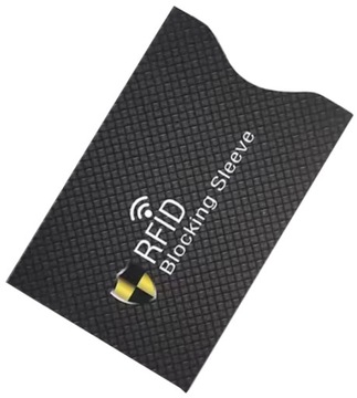 OCHRONNE ETUI ANTYKRADZIEŻOWE NA KARTĘ SKD ZBLIŻENIOWĄ RFID PŁATNICZĄ
