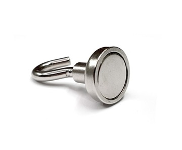 Magnes Neodymowy z Haczykiem MOCNY Średnica 42 mm E42 68kg Hakiem Uchwyt