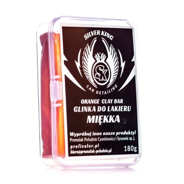 Мягкая глина для чистки краски 180г Silver King
