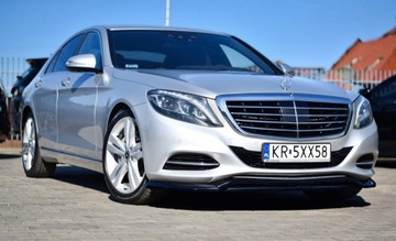 Mercedes Klasa S W222 Limuzyna 500 456KM 2014 Mercedes S500 4m Webasto 360 Multikontury Dociąg Hak Masaż ACC Blis Pamięci