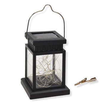 013907 LATARNIA LAMPA ZE ŚWIATEŁKAMI LAMPION LED