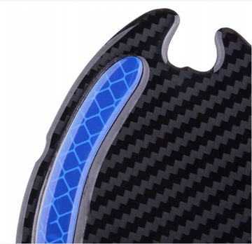 АВТОНАКЛЕЙКИ ЗАЩИТНАЯ ПЛЕНКА ДЛЯ ДВЕРНЫХ РУЧОК 3D Carbon Blue