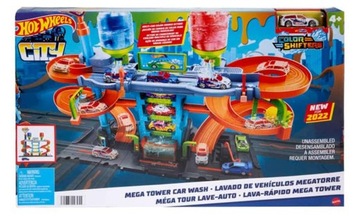 HOT WHEELS ZESTAW ZAKRĘCONA MEGA MYJNIA HDP05