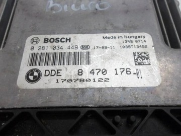 BMW 1 F20 F21 F30 F31 F34 F36 ŘÍZENÍ MOTORU