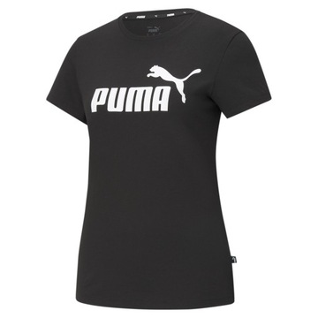 KOSZULKA DAMSKA PUMA SPORTOWA BAWEŁNIANA CZARNA T-SHIRT BASIC r. XXL