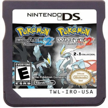 Kartridż z grą wideo Pokemon White2+Black2 DS