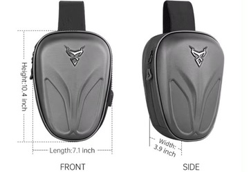 Мотоцентрическая сумка через плечо, мотоциклетная сумка, серая