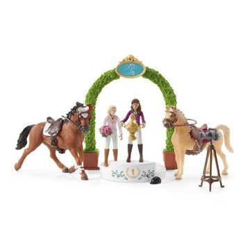 Schleich Competition 42440 Track Tournament Horse Show СТАБИЛЬНЫЕ ЛОШАДИ Скачки