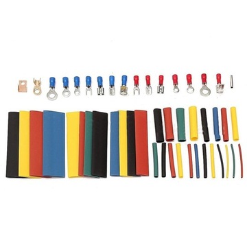 ТЕРМОУСАДОЧНЫЕ ТРУБКИ ИЗОЛИРОВАННЫЕ СОЕДИНИТЕЛИ БОЛЬШОЙ НАБОР XXL 678 ШТ.