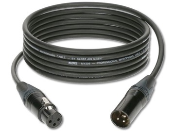 KABEL XLR KLOTZ MY206 PRZEWÓD MIKROFONOWY NEUTRIK