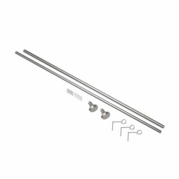 Карниз 1 ROD 36-72 никель/ста, ELLA / Umbra