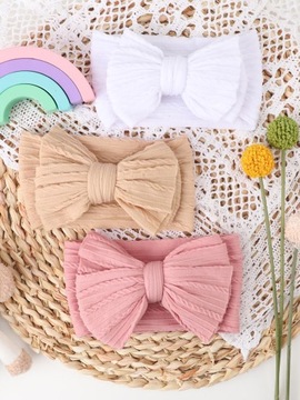 НАБОР ИЗ 3 ШИРОКИХ ПОВЯЗОК ДЛЯ ДЕВОЧЕК, 3 шт.