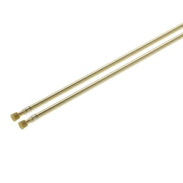 Zazdrostka okienna rozporowa Pręt teleskopowy złoty 45-80cm 2 sztuki