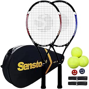 2X RAKIETKA DO TENISA ZIEMNEGO +TORBA +OVERGRIP +3 PIŁKI PROFESJONA ZESTAW