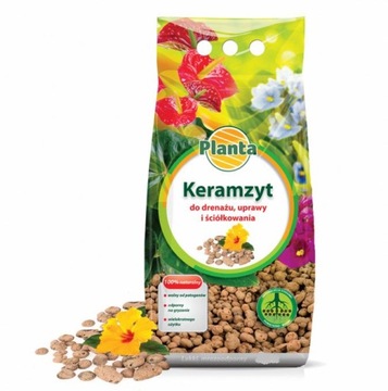 KERAMZYT 5L do drenażu uprawy ściółkowania