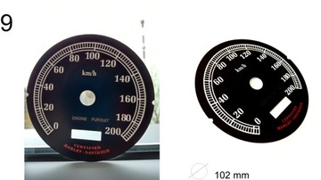 ЗАМЕНА ЧАСОВ HARLEY DAVIDSON MPH = KM/H