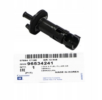 AVEO ZAMEK KLAPKI WLEWU PALIWA ORYGINAŁ GM