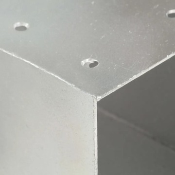 vidaXL Y Коннекторы 4 шт. Оцинкованный металл 101x101 мм