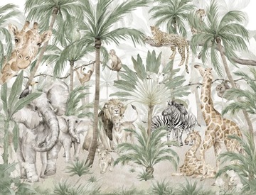 Tapeta na wymiar OASIS safari dla dzieci