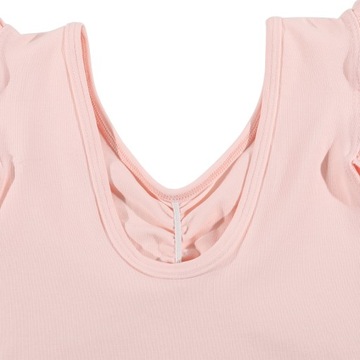 BODY BALETOWE STRÓJ DO BALETU FALBANKI RÓŻOWE 160