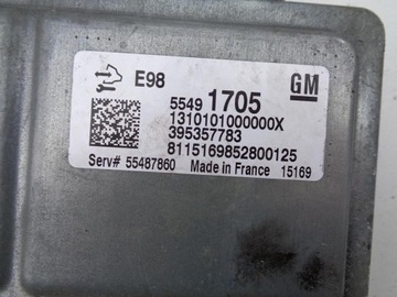 JEDNOTKA MOTORU 395357783 OPEL MOKKA 1.6 CDTI
