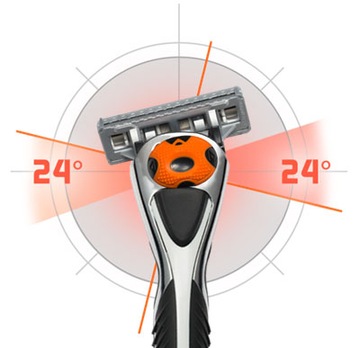 7 вставок для ножей WILKINSON Quattro TITANIUM Core Motion