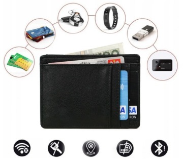 МУЖСКОЙ КОЖАНЫЙ ТОНКИЙ КОШЕЛЕК - ЗАЩИТА RFID-КАРТЫ