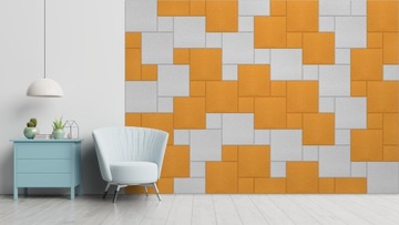 3D акустические декоративные квадратные панели 40х40