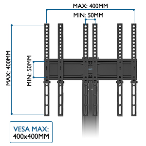 PODSTAWKA POD TELEWIZOR 26-55'' DO 40KG REGULOWANA PREMIUM