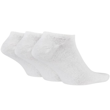 Nike ponožky ponožky biele členkové ponožky SX7673-100 L