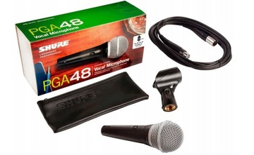 Oryginalny Mikrofon dynamiczny SHURE PGA48-XLR