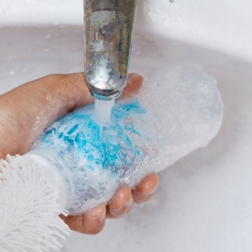 Щетка-сушилка Набор для мытья бутылочек, сосок, бутылочек с водой, синие коллекторы