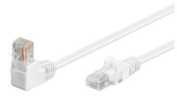Kabel sieciowy LAN UTP Kat 5e Prosty Kątowy 3 m