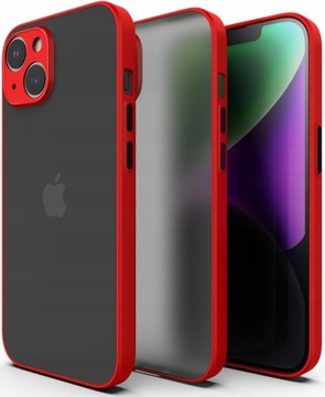 ETUI MATOWE OCHRONA APARATU DO IPHONE 15 | RED