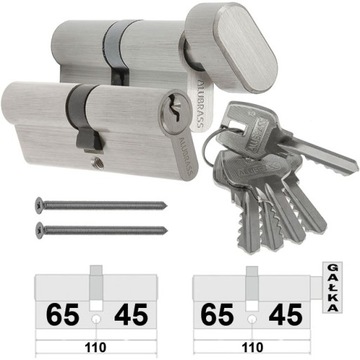 WKŁADKI ALUBRASS 45/65 + G45/65 SYSTEM 5KL NIKIEL
