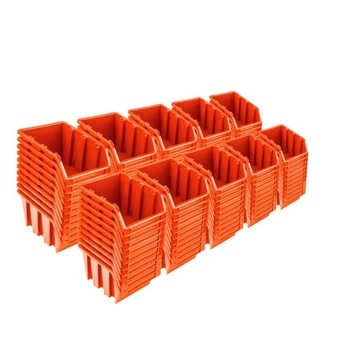 Pojemnik Magazynowy Zestaw 100x Kuweta NP4 ORANGE
