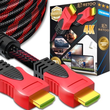 KABEL HDMI FULL HD 4K 3D PRZEWÓD HIGH SPEED 1,5M