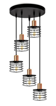 LAMPA WISZĄCA,ŻYRANDOL DRUCIAK BALI 6-10 LED