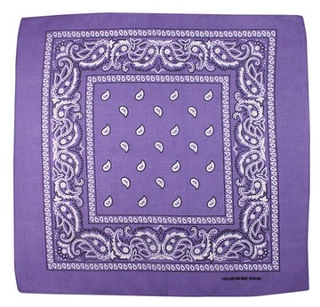 Bawełniana Bandana, Bandamka Fioletowa