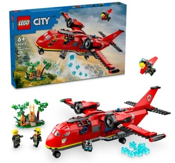 LEGO City 60413 Strażacki samolot ratunkowy - klocki