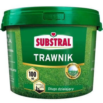 Substral Nawóz do trawnika trawy długo działający 10kg aż do 100 dni