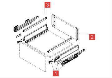 ЯЩИК COMFORT BOX L450 БЕЛЫЙ H164 SOFT CLOSE