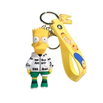 БРЕЛОК ДЛЯ КЛЮЧЕЙ БРЕЛОК ДЛЯ БРЕЛОК БАРТ СИМПСОН КУЛОН