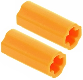 23161a LEGO 6538c 6143028 łącznik pomarańczwy 2szt