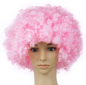 РАЗНОЦВЕТНЫЙ ПАРИК АФРО-ВОЛОСЫ КАРНАВАЛЬНАЯ ВЕЧЕРИНКА ФОТОБУТИНКА - 7 ШТ.