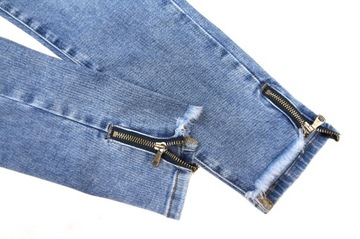 ЖЕНСКИЕ ДЖИНСЫ ДЛЯ ПОХУДЕНИЯ С ВЫСОКОЙ ПОСАДКОЙ M.SARA МОДНЫЕ МОЛНИИ