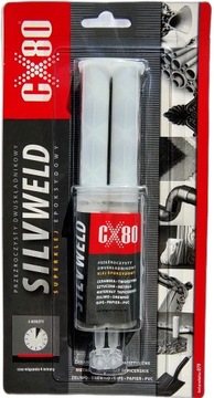 CX80 SILV WELD ЭПОКСИДНЫЙ КЛЕЙ ПРОЗРАЧНЫЙ 24 МЛ