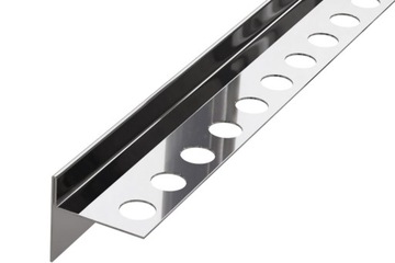 Listwa spadkowa srebrny połysk chrom 120cm LEWA